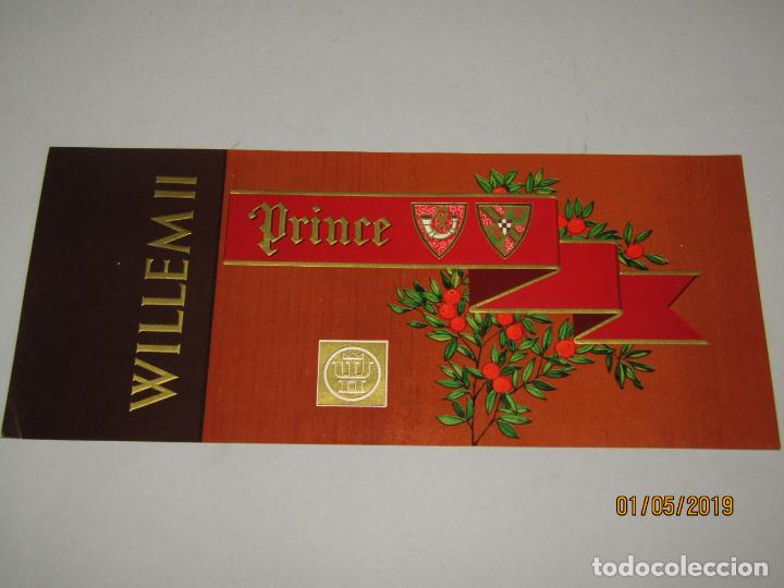 Bagues de cigare de collection: Antigua Habilitaci&oacute;n en Litograf&iacute;a Tabacos con PRINCE de WILLEM II Estampados en Oro