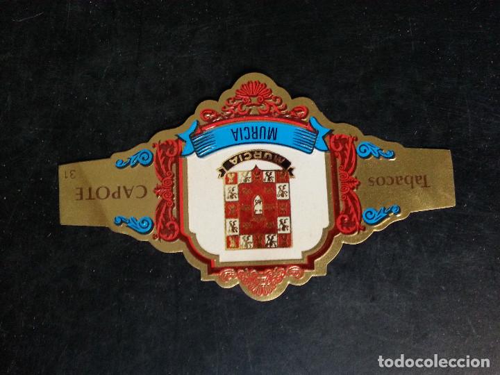 Vitolas de colecci&oacute;n: VITOLA CAPOTE MURCIA - Foto 1