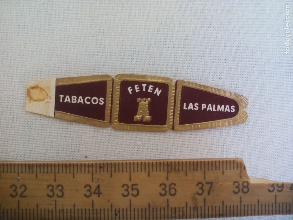 Vitolas de colecci&oacute;n: VITOLA CL&Aacute;SICA. FETEN TABACOS, LAS PALMAS. CIGAR BAND. LABEL