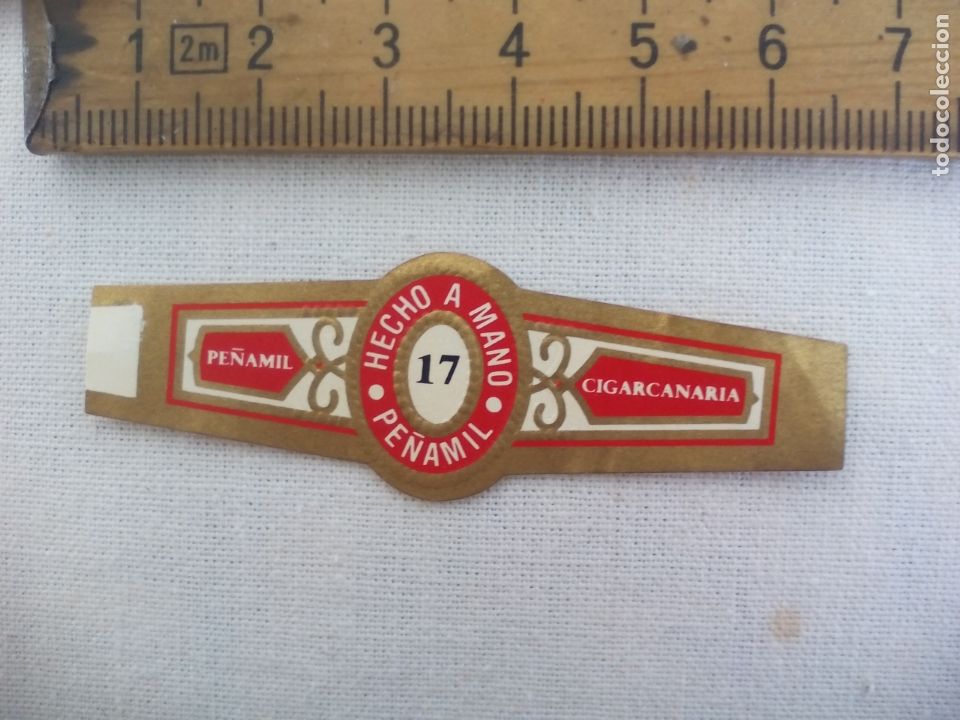 Vitolas de colecci&oacute;n: VITOLA CL&Aacute;SICA. PE&Ntilde;AMIL N&ordm; 17 CIGARCANARIA CIGAR BAND. LABEL