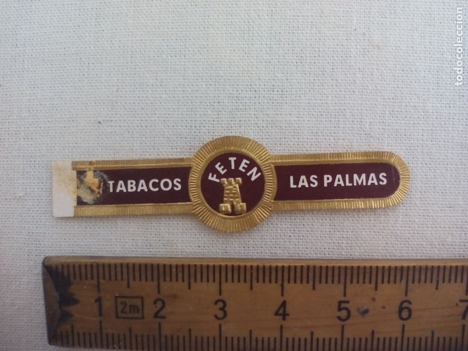 Vitolas de colecci&oacute;n: VITOLA CL&Aacute;SICA. TABACOS FETEN. LAS PALMAS . CIGAR BAND. LABEL