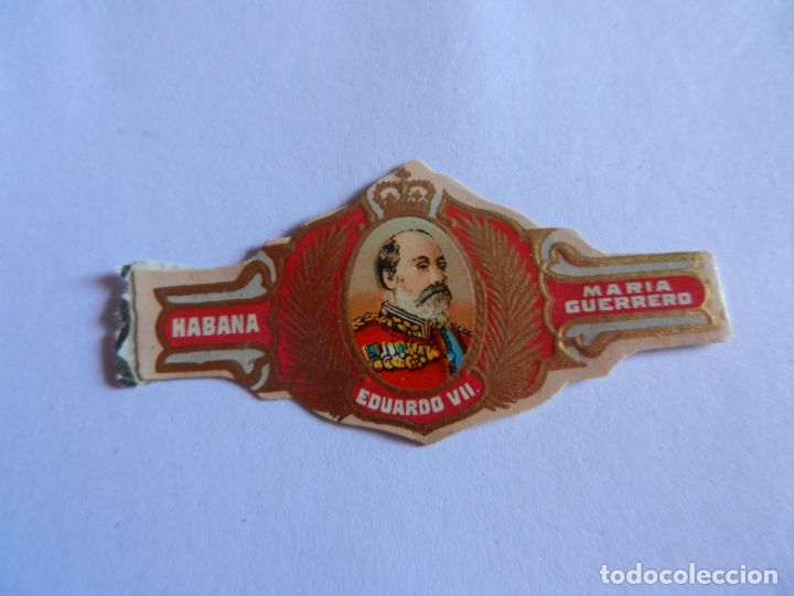 Collection cigar bands: VITOLA MARIA GUERRERO EDUARDO VII - HABANA.