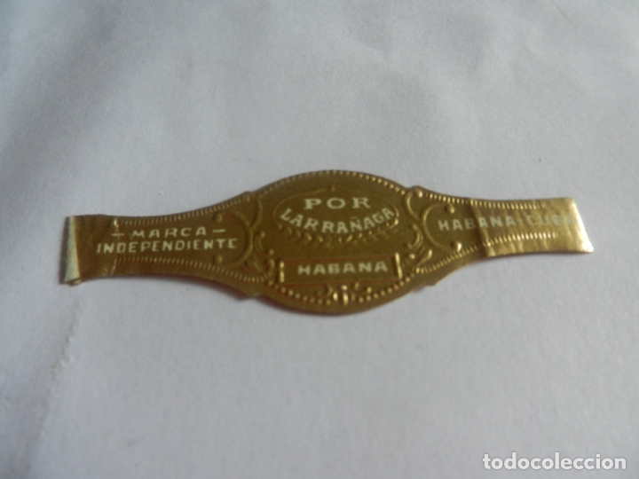 Vitolas de colecci&oacute;n: VITOLA POR LARRA&Ntilde;AGA - HABANA CUBA.