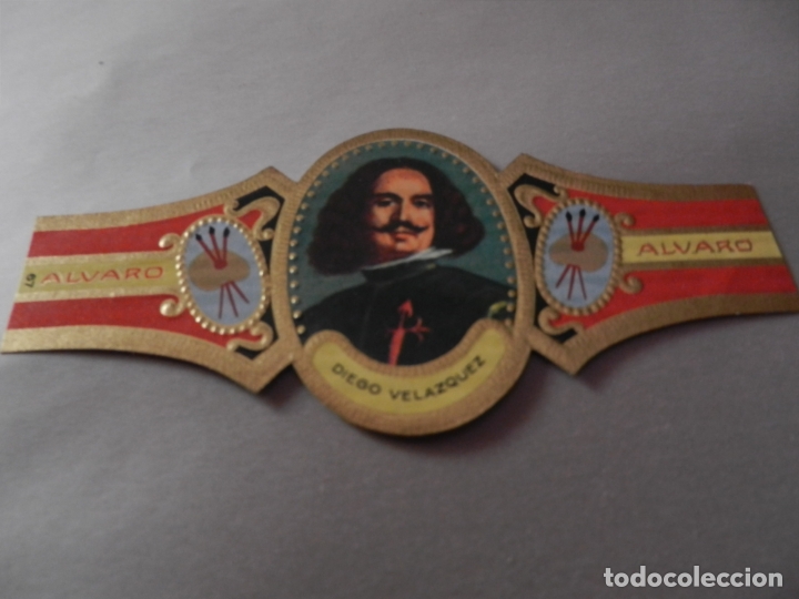 Vitolas de colecci&oacute;n: VITOLA DE PURO ALVARO SERIE PINTORES DIEGO VELAZQUEZ.
