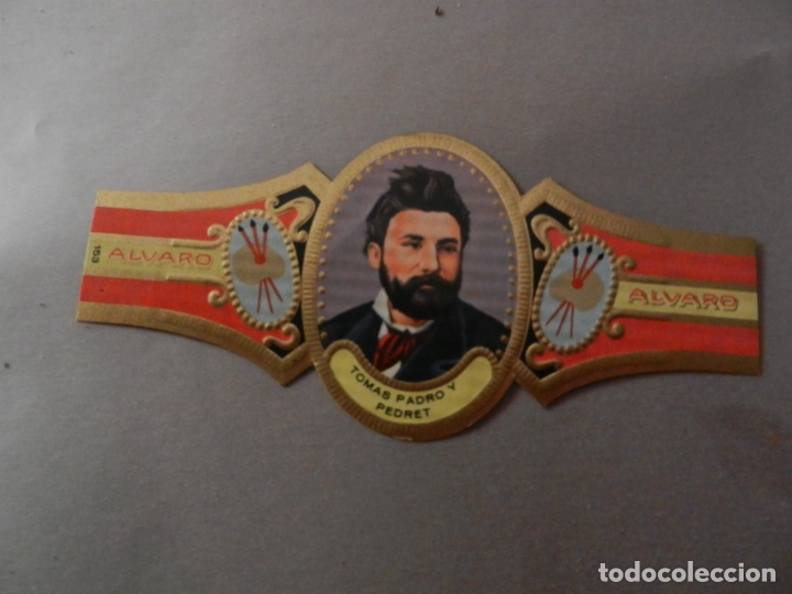 Vitolas de colecci&oacute;n: VITOLA DE PURO ALVARO SERIE PINTORES TOMAS PADRO Y PEDRET.
