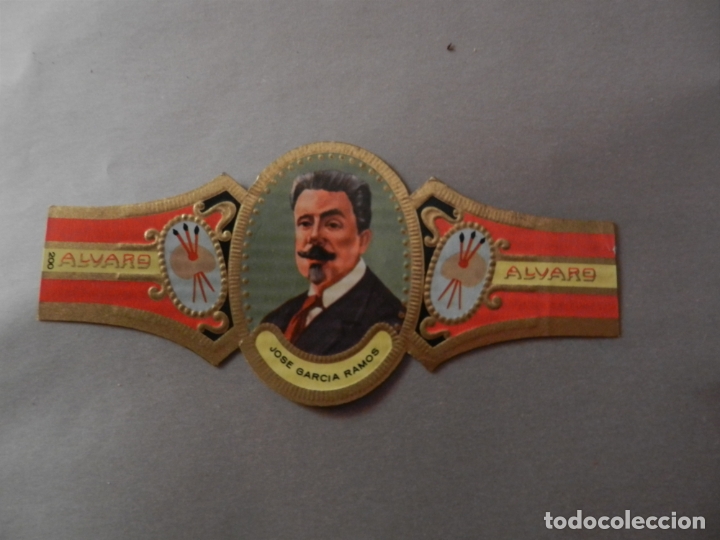 Vitolas de colecci&oacute;n: VITOLA DE PURO ALVARO SERIE PINTORES JOSE GARC&Iacute;A RAMOS.