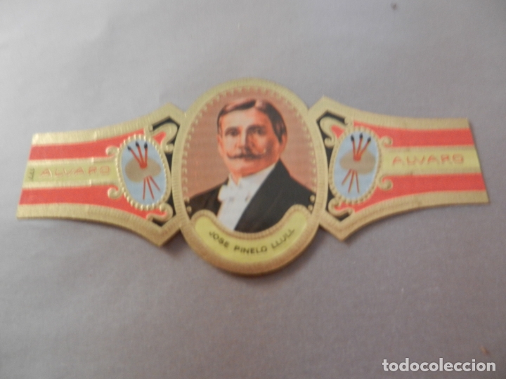Vitolas de colecci&oacute;n: VITOLA DE PURO ALVARO SERIE PINTORES JOSE PINELO LLULL.