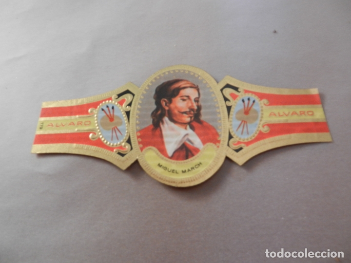 Vitolas de colecci&oacute;n: VITOLA DE PURO ALVARO SERIE PINTORES MIGUEL MARCH.