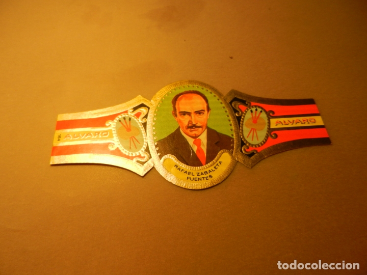 Vitolas de colecci&oacute;n: VITOLA DE PURO ALVARO SERIE PINTORES RAFAEL ZABALETA FUENTES.