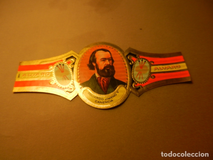 Vitolas de colecci&oacute;n: VITOLA DE PURO ALVARO SERIE PINTORES EDUARDO JIMENO Y CANENCIA.