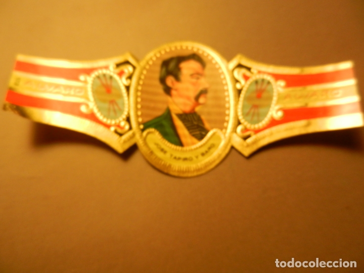 Vitolas de colecci&oacute;n: VITOLA DE PURO ALVARO SERIE PINTORES JOSE TAPIRO Y BARO.