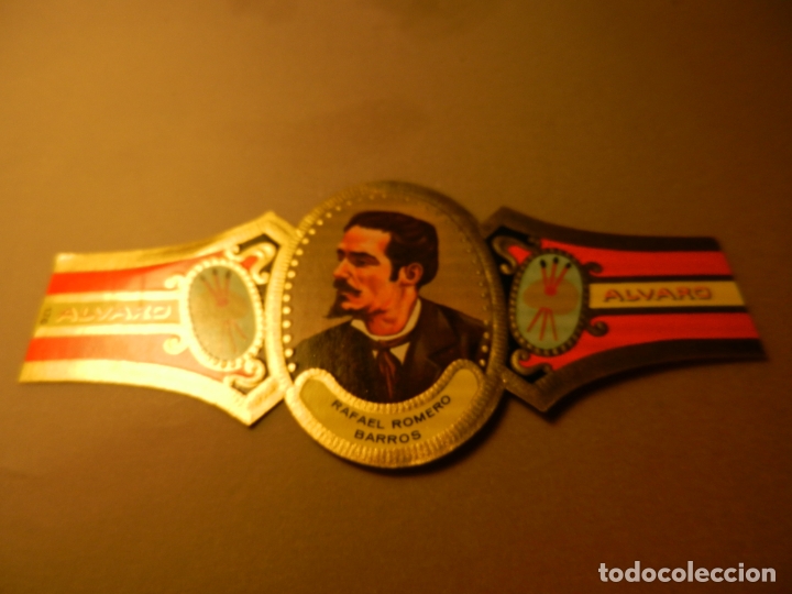 Vitolas de colecci&oacute;n: VITOLA DE PURO ALVARO SERIE PINTORES RAFAEL ROMERO BARROS.