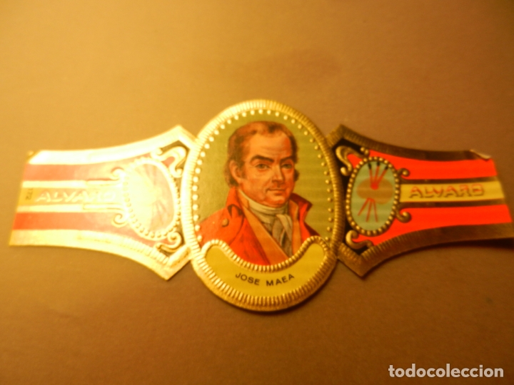 Vitolas de colecci&oacute;n: VITOLA DE PURO ALVARO SERIE PINTORES JOSE MAEA.