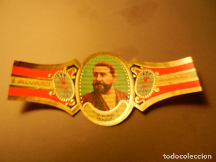 Vitolas de colecci&oacute;n: VITOLA DE PURO ALVARO SERIE PINTORES LUIS MURIEL Y AMADOR.