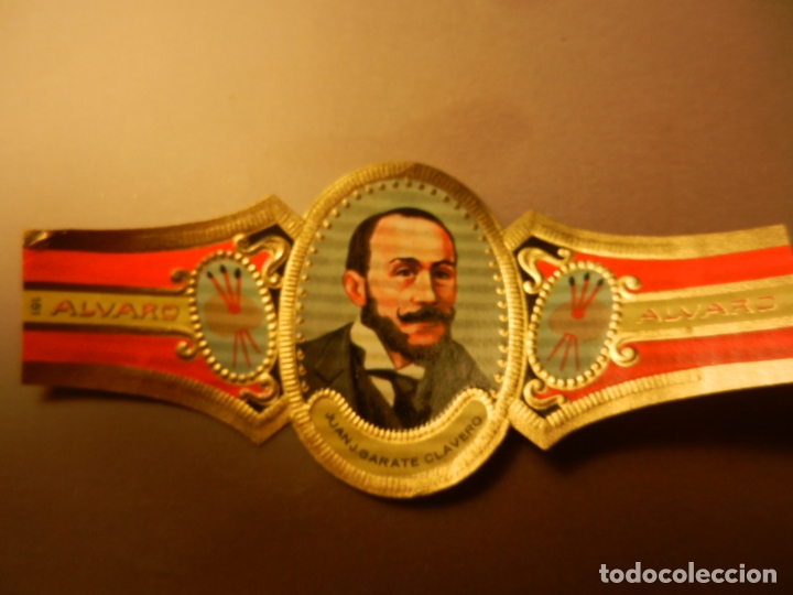 Vitolas de colecci&oacute;n: VITOLA DE PURO ALVARO SERIE PINTORES JUAN J. GARATE CLAVERO.