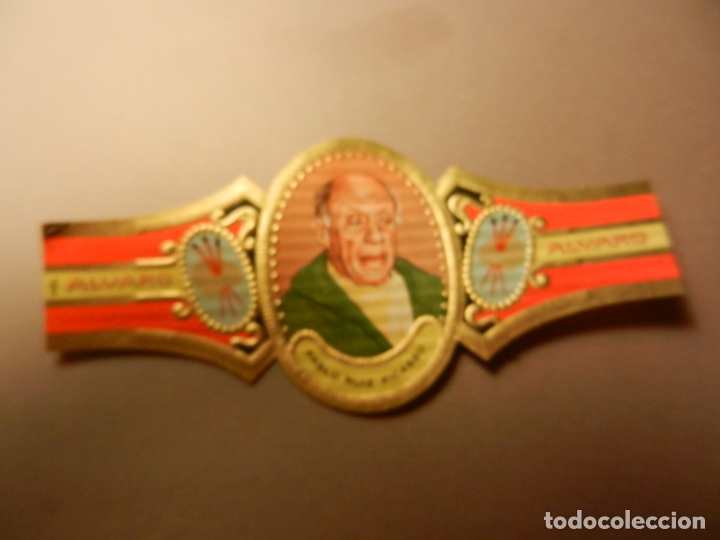 Vitolas de colecci&oacute;n: VITOLA DE PURO ALVARO SERIE PINTORES PABLO RUIZ PICASSO.
