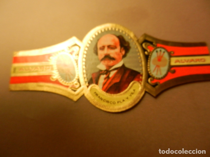 Vitolas de colecci&oacute;n: VITOLA DE PURO ALVARO SERIE PINTORES FRANCISCO PLA Y VILA.
