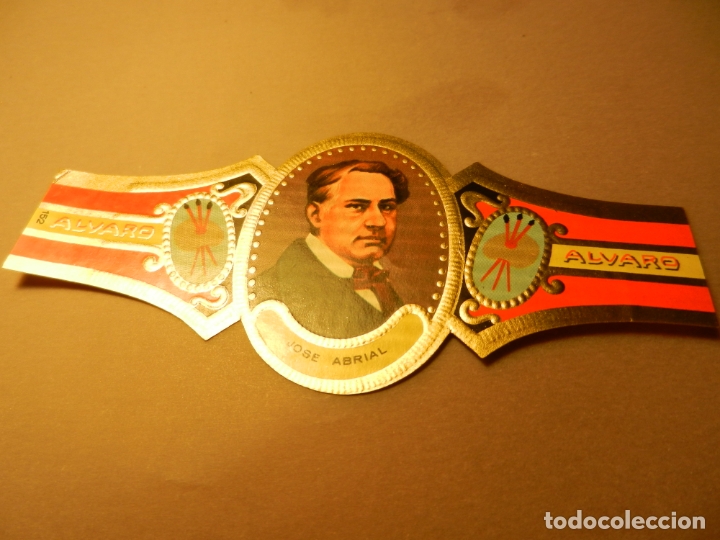 Vitolas de colecci&oacute;n: VITOLA DE PURO ALVARO SERIE PINTORES JOSE ABRIAL.