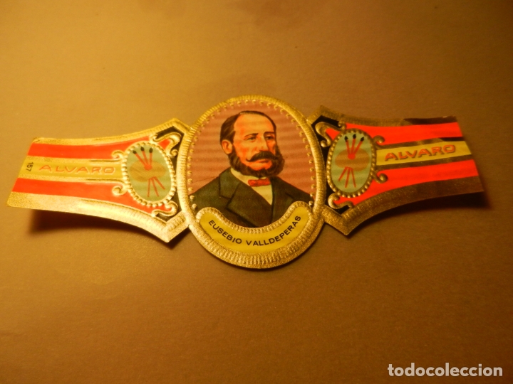 Vitolas de colecci&oacute;n: VITOLA DE PURO ALVARO SERIE PINTORES EUSEBIO VALLDEPERAS.