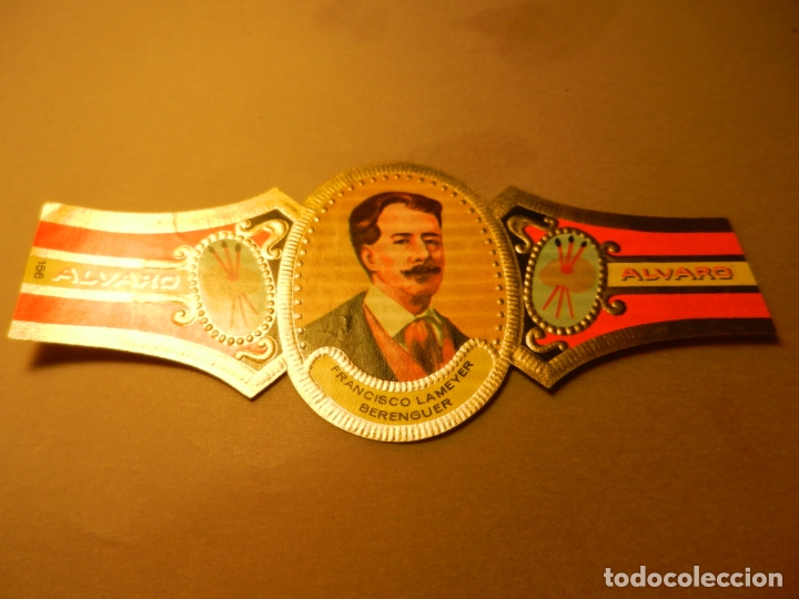 Vitolas de colecci&oacute;n: VITOLA DE PURO ALVARO SERIE PINTORES FRANCISCO LAMEVER BERENGUER.