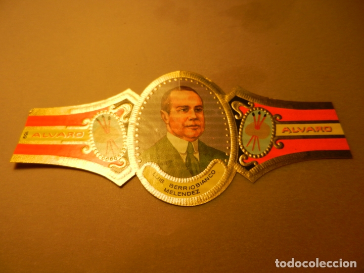 Vitolas de colecci&oacute;n: VITOLA DE PURO ALVARO SERIE PINTORES LUIS BERRIOBIANCO MELENDEZ.