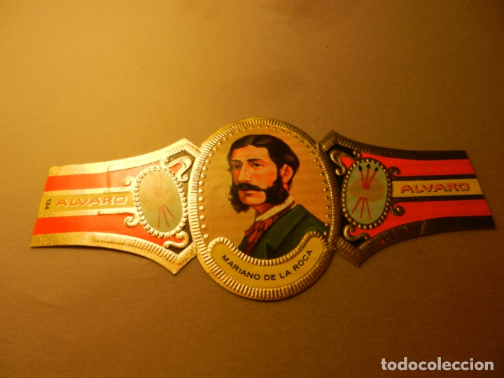 Vitolas de colecci&oacute;n: VITOLA DE PURO ALVARO SERIE PINTORES MARIANO DE LA ROCA.