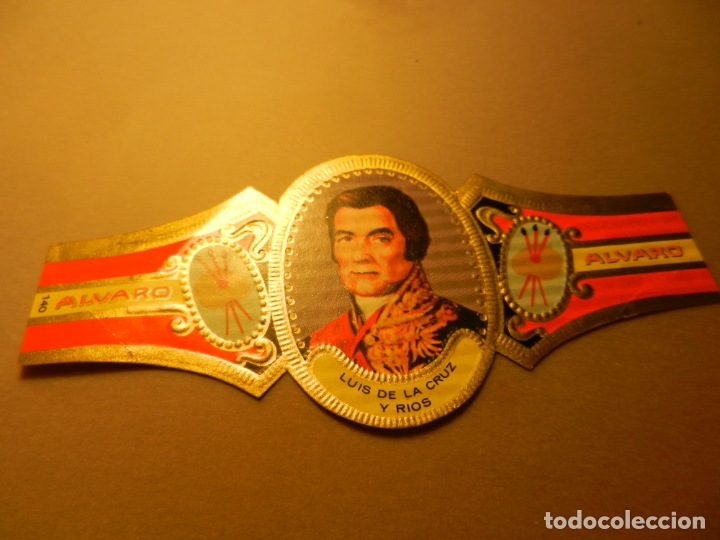 Vitolas de colecci&oacute;n: VITOLA DE PURO ALVARO SERIE PINTORES LUIS DE LA CRUZ Y RIOS.