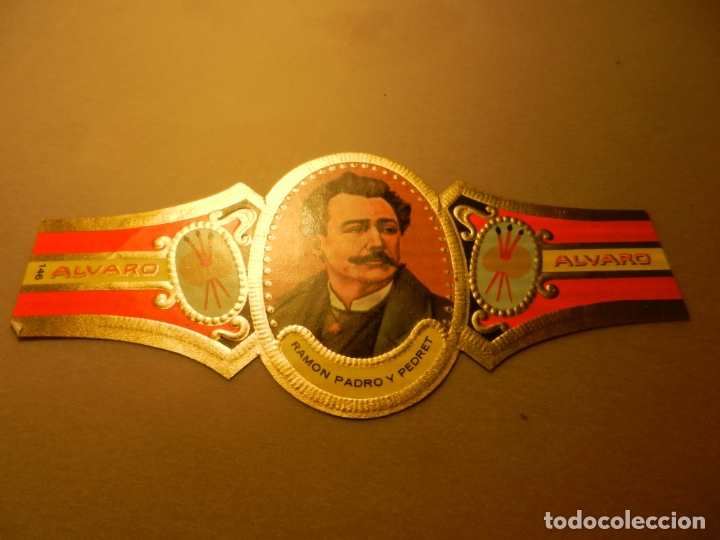 Vitolas de colecci&oacute;n: VITOLA DE PURO ALVARO SERIE PINTORES RAM&Oacute;N PADRO Y PEDRET.