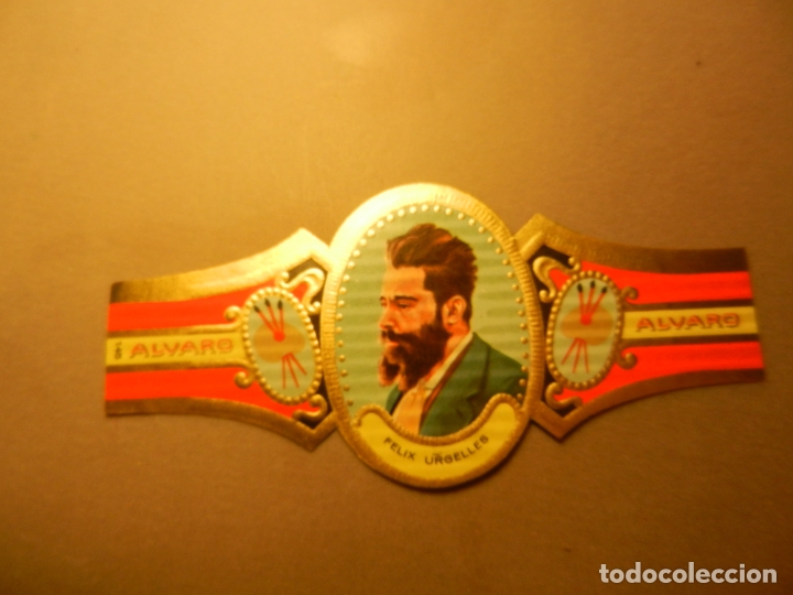 Vitolas de colecci&oacute;n: VITOLA DE PURO ALVARO SERIE PINTORES FELIX URGELLES.