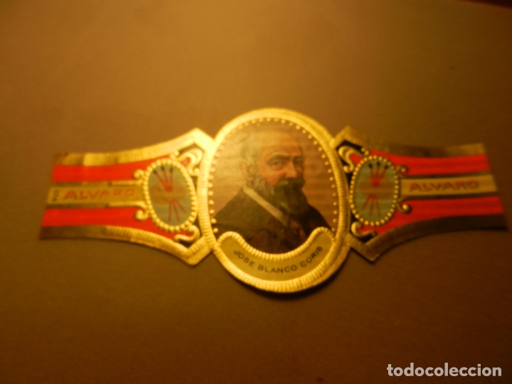 Vitolas de colecci&oacute;n: VITOLA DE PURO ALVARO SERIE PINTORES JOSE BLANCO CORIS.