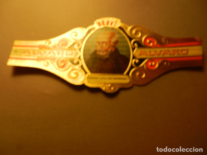 Vitolas de colecci&oacute;n: VITOLA DE PURO ALVARO SERIE LITERATOS PADRE JUAN DE MARIANA.