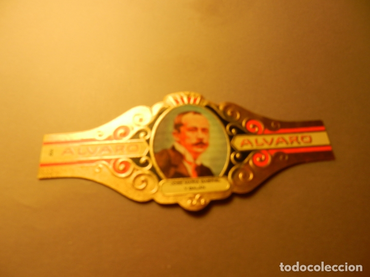 Vitolas de colecci&oacute;n: VITOLA DE PURO ALVARO SERIE LITERATOS JOSE MAR&Iacute;A GABRIEL Y GAL&Aacute;N.