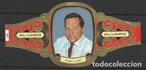Vitolas de colecci&oacute;n: ALVARO.-ID 7-69. Serie PREMIOS NOBEL DE MEDICINA .-Vitola n&ordm; 87