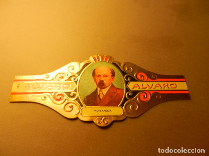 Vitolas de colecci&oacute;n: VITOLA DE PURO ALVARO SERIE LITERATOS PIO BAROJA.
