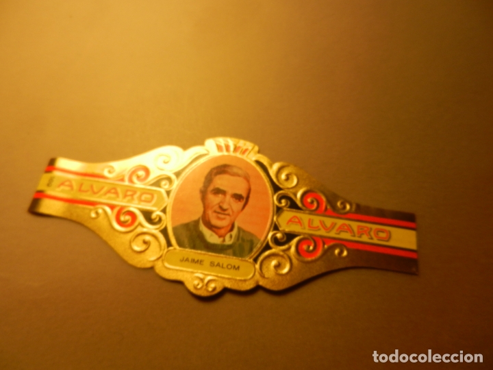 Vitolas de colecci&oacute;n: VITOLA DE PURO ALVARO SERIE LITERATOS JAIME SALOM.