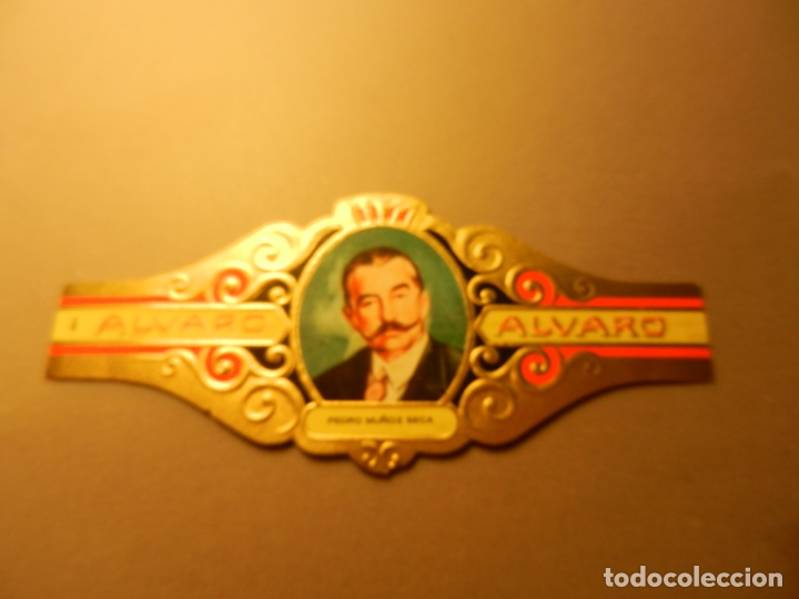 Vitolas de colecci&oacute;n: VITOLA DE PURO ALVARO SERIE LITERATOS PEDRO MU&Ntilde;OZ SECA.