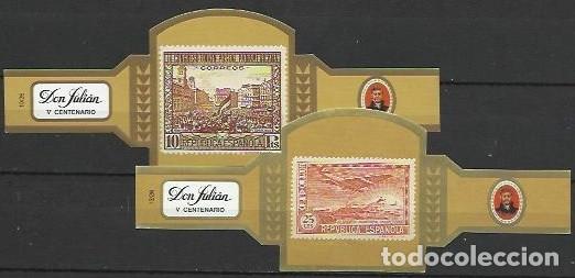 Vitolas de colecci&oacute;n: DON JULI&Aacute;N.-ID 146 10-13.-Serie III CONGRESO U. POSTAL.- Vitolas 10 y 13
