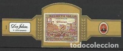 Vitolas de colecci&oacute;n: DON JULI&Aacute;N.-ID 146- 26.- Serie III CONGRESO U. POSTAL.- Vitola n&ordm; 26