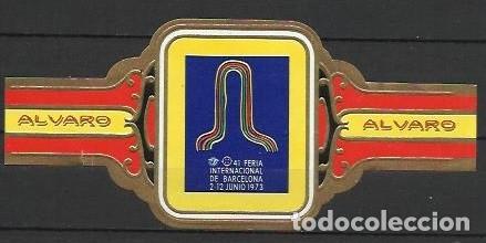 Vitolas de colecci&oacute;n: &Aacute;LVARO.-ID 279-73.-Serie FERIAS .- Vitola Barcelona 1973