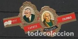 Vitolas de colecci&oacute;n: CAPOTE PEDRO.-ID 82.- Serie PERSONAJES A.-Vitolas n&ordm; 2 y 19