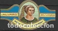 Vitolas de colecci&oacute;n: &Aacute;LVARO.-ID 48.- Serie MUJERES FAMOSAS NOVELA.- Vitolas n&ordm; 2-13