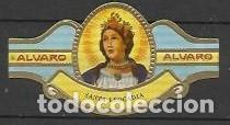 Vitolas de colecci&oacute;n: &Aacute;LVARO.-ID 49.- Serie MUJERES FAMOSAS RELIGI&Oacute;N.- Vitolas n&ordm; 17-18-25