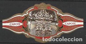 Vitolas de colecci&oacute;n: CAPOTE.-ID 254.- Serie  VISTAS DE GRANADA.- Vitola n&ordm; 12