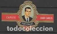 Vitolas de colecci&oacute;n: CAPOTE TABACOS.-ID 256.- Serie PERSONAJES A.- s/p.- Vitolas n&ordm; 18-19-22