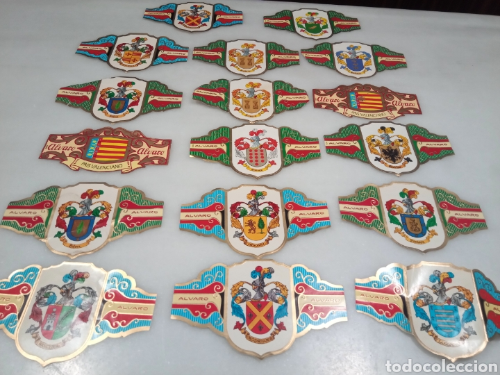 Vitolas de colecci&oacute;n: Vitolas &Aacute;lvaro. Serie Her&aacute;ldica