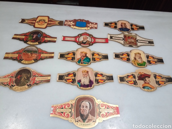 Vitolas de colecci&oacute;n: Vitolas &Aacute;lvaro. Series diversas. Don Quijote, reyes...