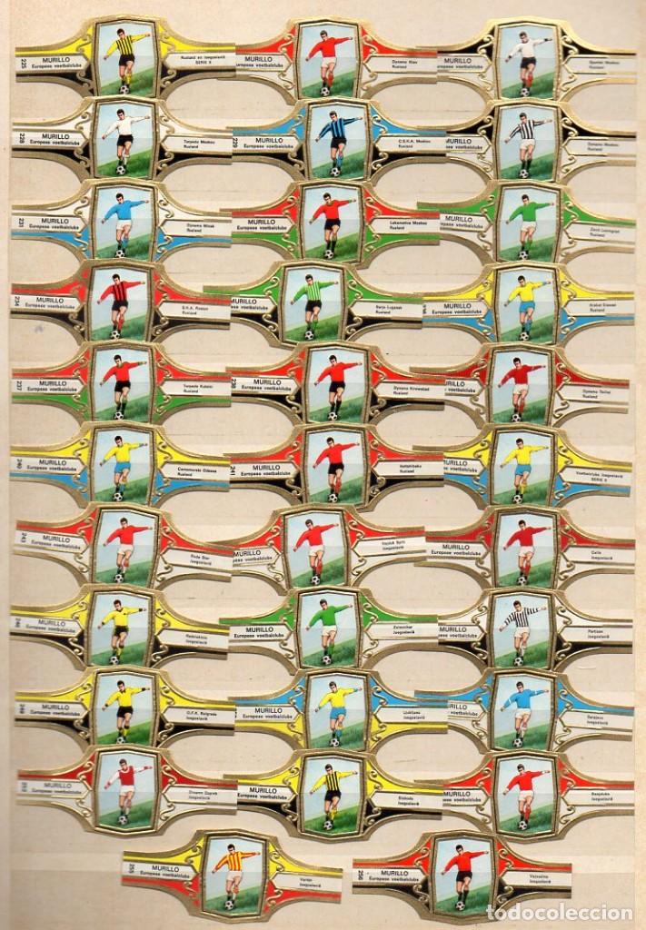 Vitolas de colecci&oacute;n: Vitolas. Serie Murillo - Equipos de Futbol, serie 8, 32 vitolas.
