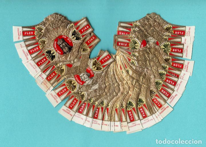 Vitolas de colecci&oacute;n: 55 VITOLAS ANTIGUAS - EMPERADORES ALEMANES. MARCA LEDER. SERIE COMPLETA (CON Y SIN GOMA)