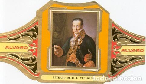 Bagues de cigare de collection: VITOLINAS ALVARO CUADROS DE PINTORES ESPA&Ntilde;OLES VICENTE L&Oacute;PEZ 12 VIT COMPLETA