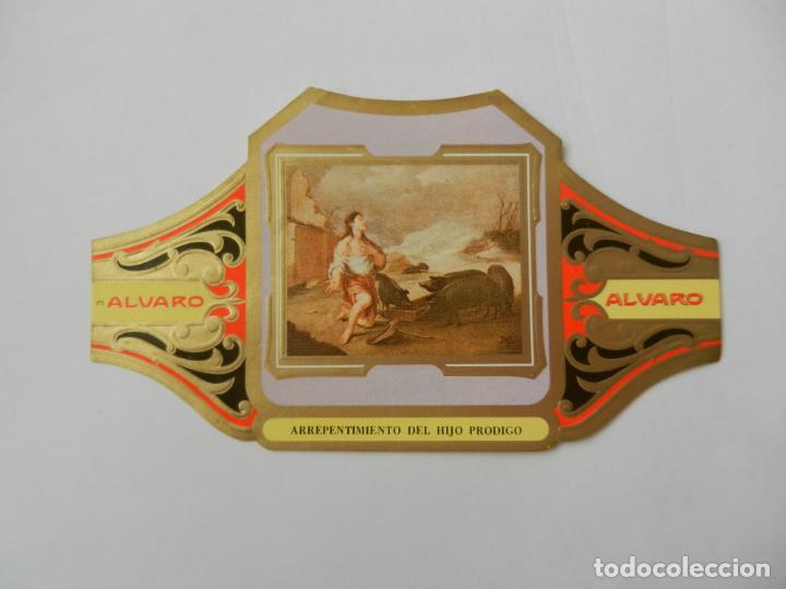 Vitolas de colecci&oacute;n: VITOLA ALVARO-SERIE CUADRO DE PINTORES ESPA&Ntilde;OLES-ARREPENTIMIENTO DEL HIJO PR&Oacute;DIGO - MURILLO.